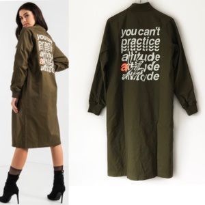 Adidas originals Trefoil military jacket